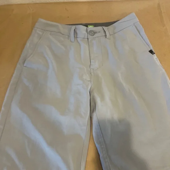 Quiksilver Shorts Mens 26/12 Blue Hybrid Walking Amphibian Stretch Skate Surf - Picture 4 of 13